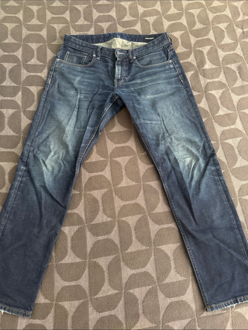 Bonobos Men's Straight Jeans in Faded Indigo